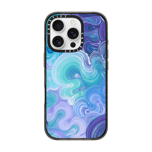 Katie Over x CASETiFY iPhone 16 Pro Case Rainbow,Pattern Black Impact Case MagSafe Compatible Mermaid Back to School Katie Over x CASETiFY iPhone 16 Pro Case Rainbow,Pattern Black Impact Case MagSafe Compatible Mermaid Back to School