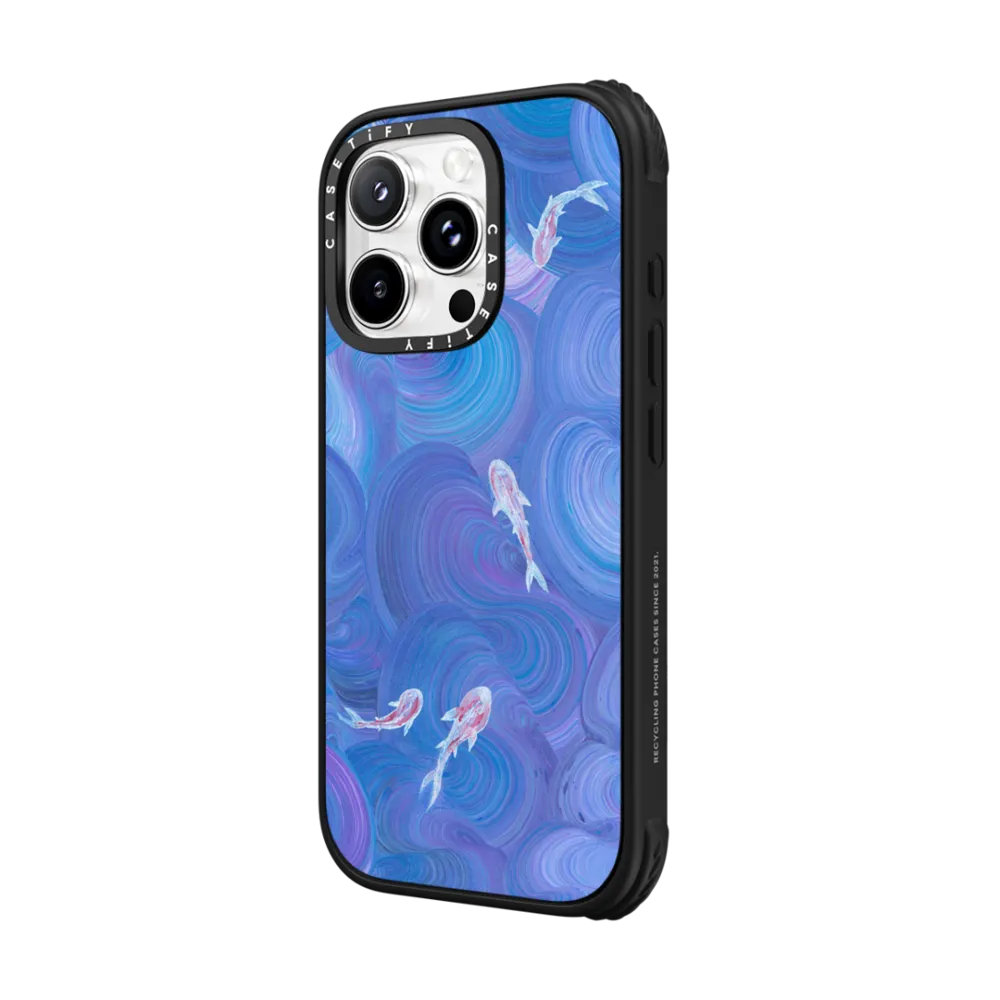 Ultra Impact iPhone 16 Pro Case MagSafe Compatible - Koi in The Deep