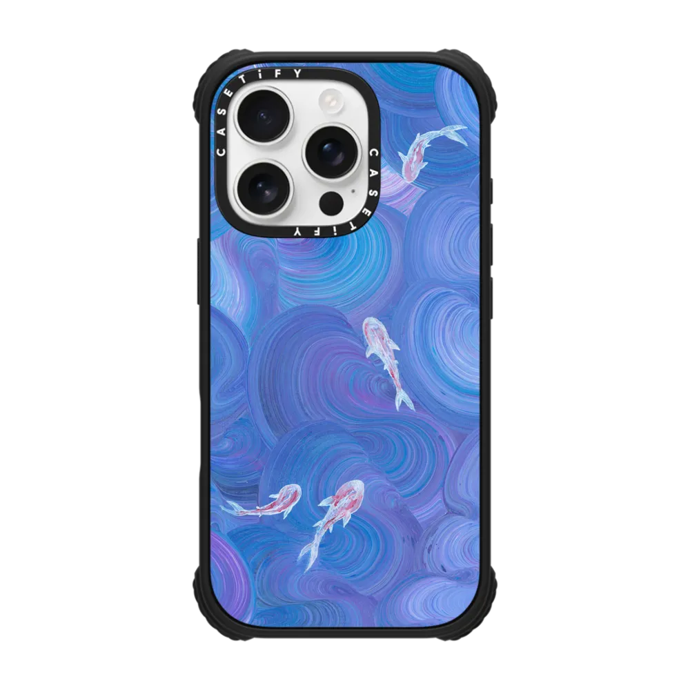 Ultra Impact iPhone 16 Pro Case MagSafe Compatible - Koi in The Deep