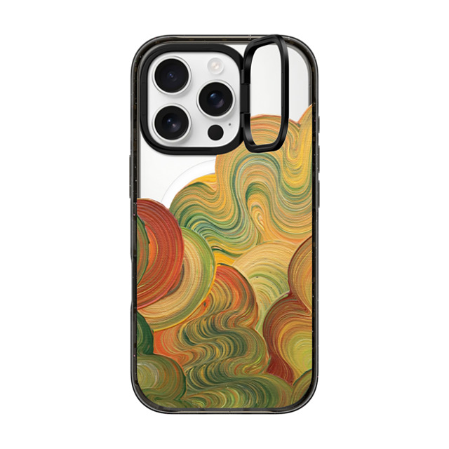Katie Over x CASETiFY iPhone 16 Pro Case ブラック インパクトリングスタンドケース MagSafe対応 Moon Cactus Katie Over x CASETiFY iPhone 16 Pro Case ブラック インパクトリングスタンドケース MagSafe対応 Moon Cactus