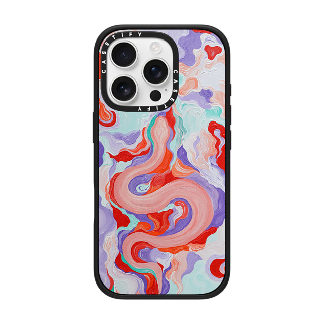 Katie Over x CASETiFY iPhone 16 Pro Case Fine Art Matte Black Impact Case MagSafe Compatible Serpentine by Katie Over Back to School Katie Over x CASETiFY iPhone 16 Pro Case Fine Art Matte Black Impact Case MagSafe Compatible Serpentine by Katie Over Back to School