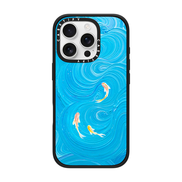 Katie Over x CASETiFY iPhone 16 Pro Case Fine Art Matte Black Impact Case MagSafe Compatible Swimming Koi by Katie Over Father's Day Katie Over x CASETiFY iPhone 16 Pro Case Fine Art Matte Black Impact Case MagSafe Compatible Swimming Koi by Katie Over Father's Day
