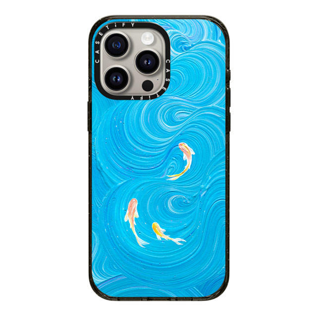 Katie Over x CASETiFY iPhone 15 Pro Max Case Fine Art Black Impact Case MagSafe Compatible Swimming Koi by Katie Over Father's Day Katie Over x CASETiFY iPhone 15 Pro Max Case Fine Art Black Impact Case MagSafe Compatible Swimming Koi by Katie Over Father's Day