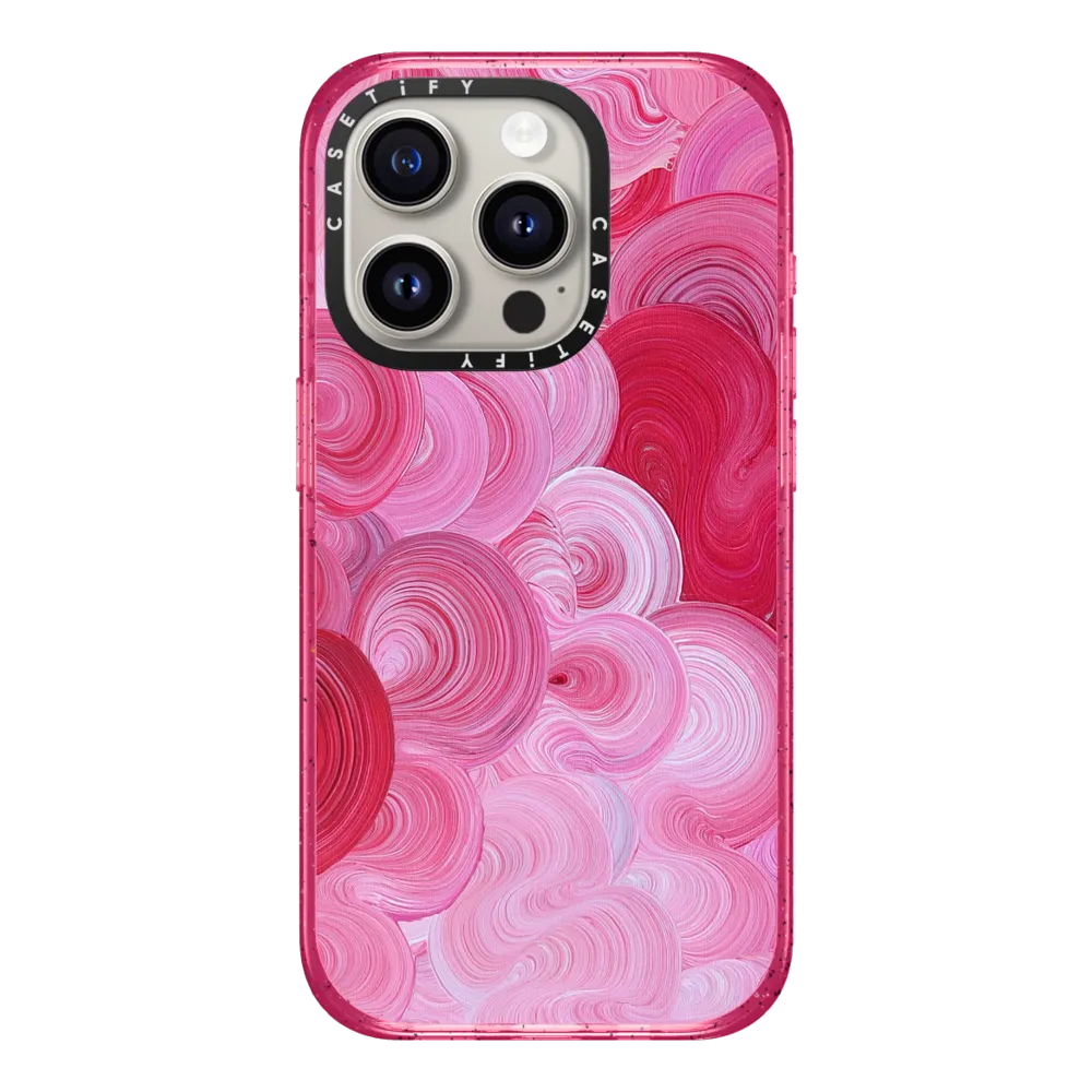 Impact iPhone 15 Pro Case MagSafe Compatible - Strawberry Dream