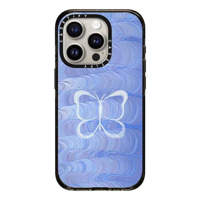 Katie Over x CASETiFY iPhone 15 Pro ケース ブラック インパクトケース MagSafe対応 Flutter On By by Katie Over