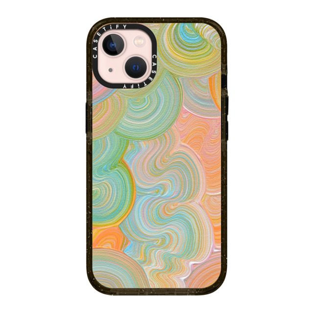 Katie Over x CASETiFY iPhone 13 ケース ブラック インパクトケース Solar