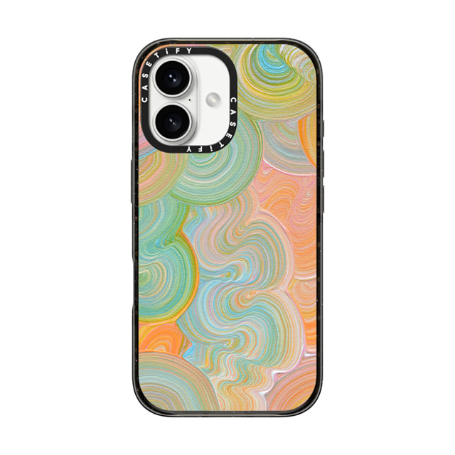 Katie Over x CASETiFY iPhone 16 ケース ブラック インパクトケース Solar