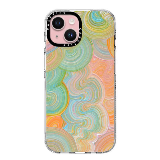 Katie Over x CASETiFY iPhone 15 ケース クリア クリア ケース MagSafe対応 Solar