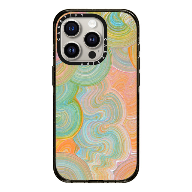 Katie Over x CASETiFY iPhone 15 Pro ケース ブラック インパクトケース Solar