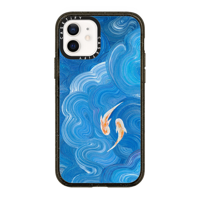 Katie Over x CASETiFY iPhone 12 Case Summer,Animal Black Impact Case Two Little Koi Back to School Katie Over x CASETiFY iPhone 12 Case Summer,Animal Black Impact Case Two Little Koi Back to School
