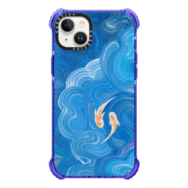 Katie Over x CASETiFY iPhone 14 Plus Case Summer,Animal Peri Purple ウルトラ インパクトケース MagSafe 対応 Two Little Koi Mother's Day Katie Over x CASETiFY iPhone 14 Plus Case Summer,Animal Peri Purple ウルトラ インパクトケース MagSafe 対応 Two Little Koi Mother's Day