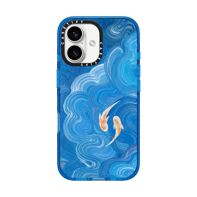 Katie Over x CASETiFY iPhone 16 Case スカイブルー Impact Case MagSafe Compatible Two Little Koi Katie Over x CASETiFY iPhone 16 Case スカイブルー Impact Case MagSafe Compatible Two Little Koi