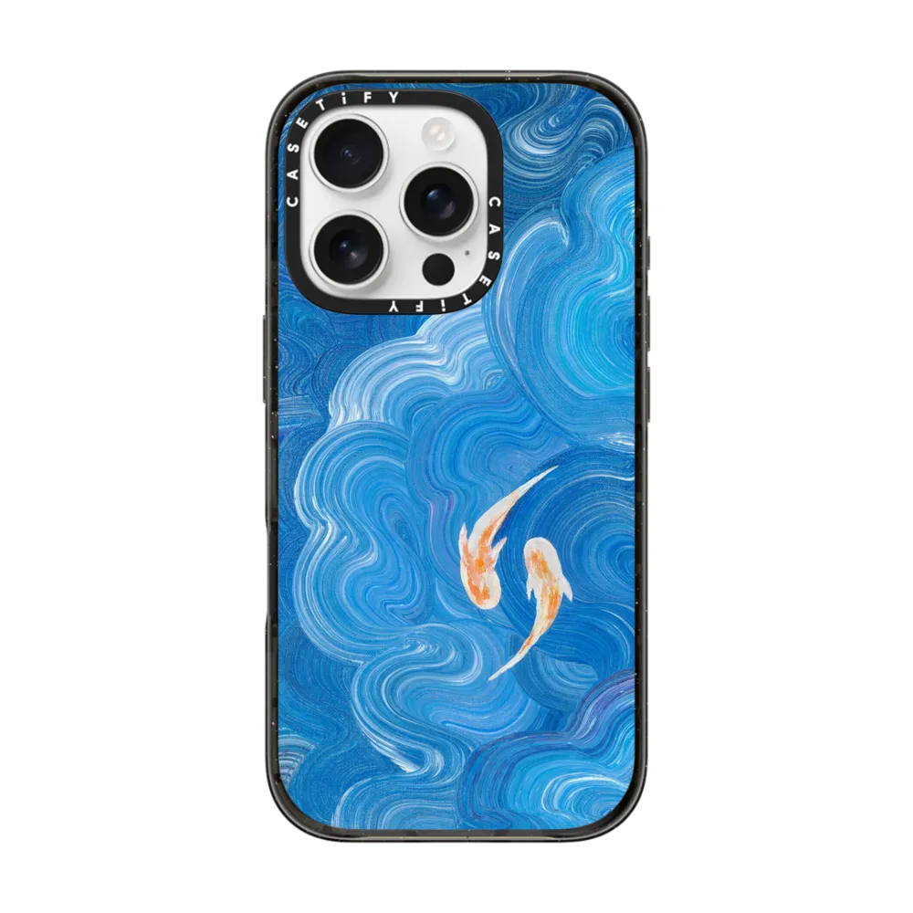 Impact iPhone 16 Pro Case MagSafe Compatible - Two Little Koi