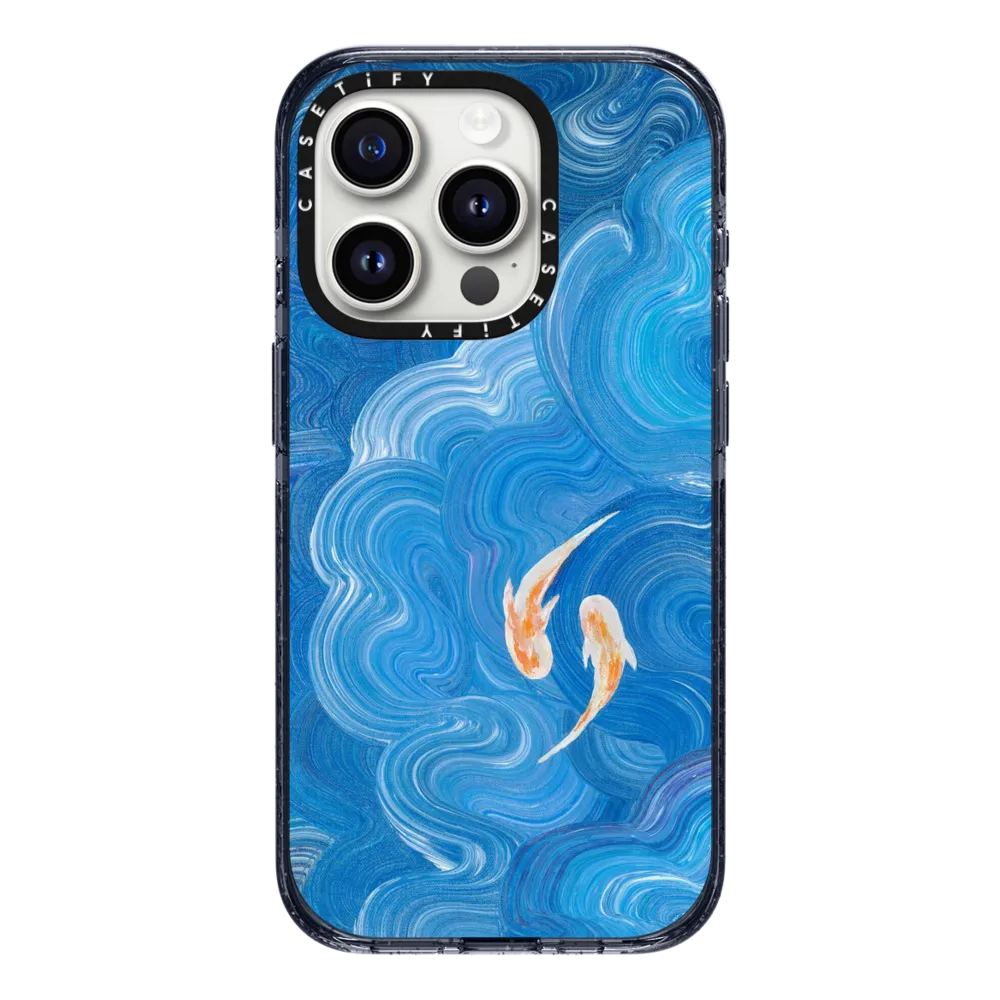 Impact iPhone 15 Pro Case MagSafe Compatible - Two Little Koi