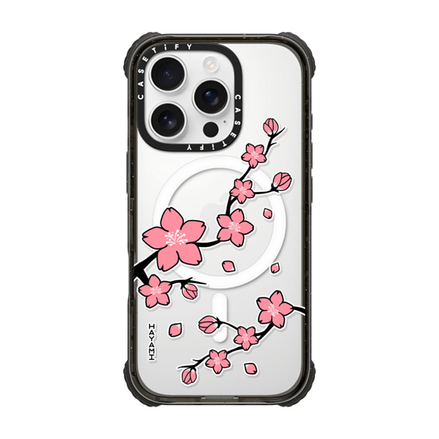 CASETiFY iPhone 16 Pro Case Black ウルトラ インパクトケース MagSafe 対応 Floral フローラル Hayami Sakura Mother's Day CASETiFY iPhone 16 Pro Case Black ウルトラ インパクトケース MagSafe 対応 Floral フローラル Hayami Sakura Mother's Day