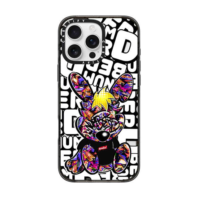 Number D x CASETiFY iPhone 16 Pro Max ケース Bunny,Street Art ブラック インパクトケース Punny Orange & Berry Back to School Number D x CASETiFY iPhone 16 Pro Max ケース Bunny,Street Art ブラック インパクトケース Punny Orange & Berry Back to School