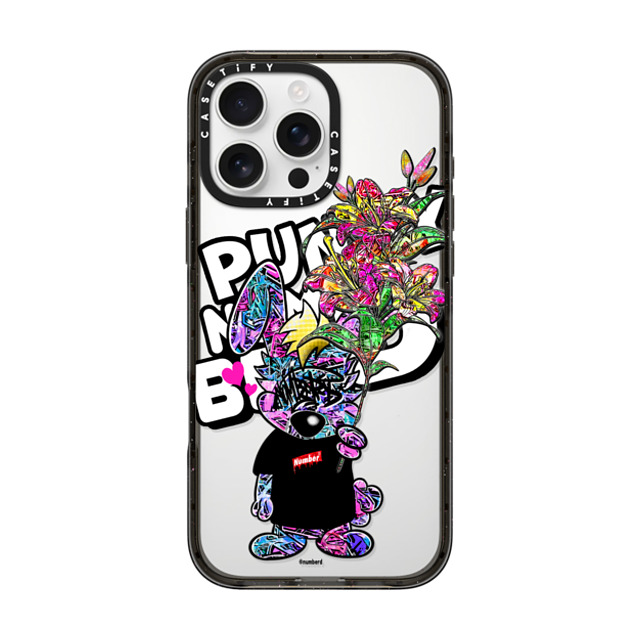 Number D x CASETiFY iPhone 16 Pro Max ケース Bunny,Pop Art ブラック インパクトケース Lily Punny PG by numberd Back to School Number D x CASETiFY iPhone 16 Pro Max ケース Bunny,Pop Art ブラック インパクトケース Lily Punny PG by numberd Back to School