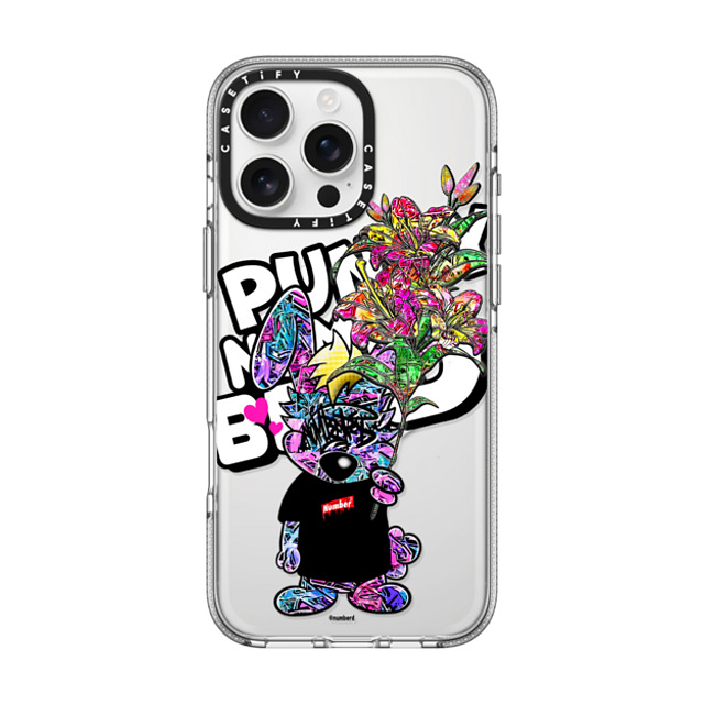Number D x CASETiFY iPhone 16 Pro Max Case Bunny,Pop Art クリア クリア ケース MagSafe対応 Lily Punny PG by numberd Back to School Number D x CASETiFY iPhone 16 Pro Max Case Bunny,Pop Art クリア クリア ケース MagSafe対応 Lily Punny PG by numberd Back to School