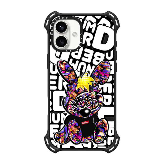 Number D x CASETiFY iPhone 16 Plus Case Bunny,Street Art Matte Black バウンスケース Punny Orange & Berry Back to School Number D x CASETiFY iPhone 16 Plus Case Bunny,Street Art Matte Black バウンスケース Punny Orange & Berry Back to School