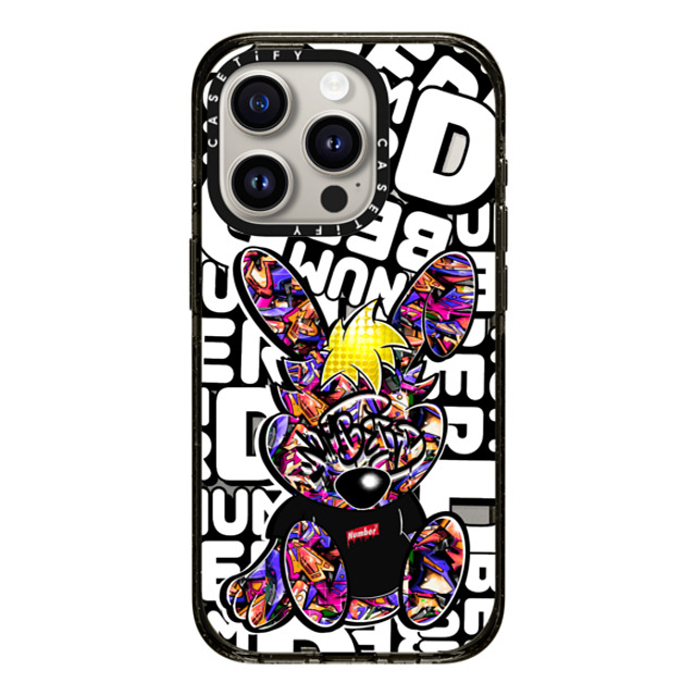 Number D x CASETiFY iPhone 15 Pro ケース Bunny,Street Art ブラック インパクトケース MagSafe対応 Punny Orange & Berry Back to School Number D x CASETiFY iPhone 15 Pro ケース Bunny,Street Art ブラック インパクトケース MagSafe対応 Punny Orange & Berry Back to School
