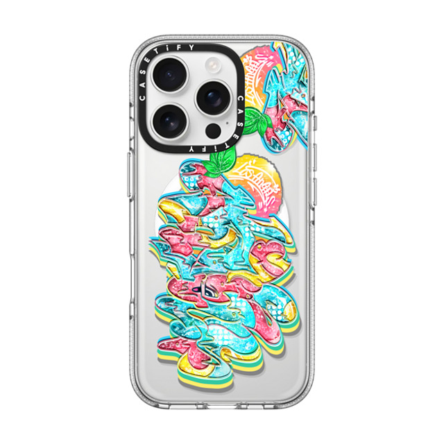 Number D x CASETiFY iPhone 16 Pro Case Travel,Street Art クリア クリア ケース MagSafe対応 Wave of a Sun@Los Angels Mother's Day Number D x CASETiFY iPhone 16 Pro Case Travel,Street Art クリア クリア ケース MagSafe対応 Wave of a Sun@Los Angels Mother's Day