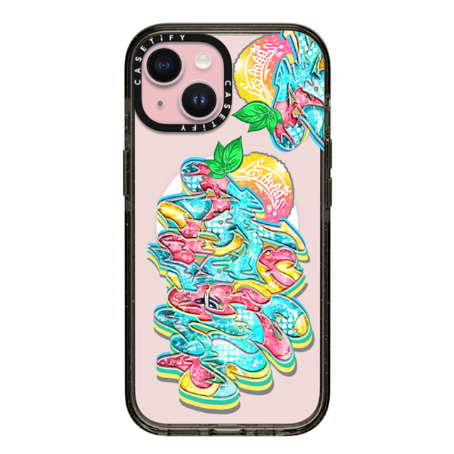 Number D x CASETiFY iPhone 15 Case Travel,Street Art ブラック インパクトケース MagSafe対応 Wave of a Sun@Los Angels Mother's Day Number D x CASETiFY iPhone 15 Case Travel,Street Art ブラック インパクトケース MagSafe対応 Wave of a Sun@Los Angels Mother's Day
