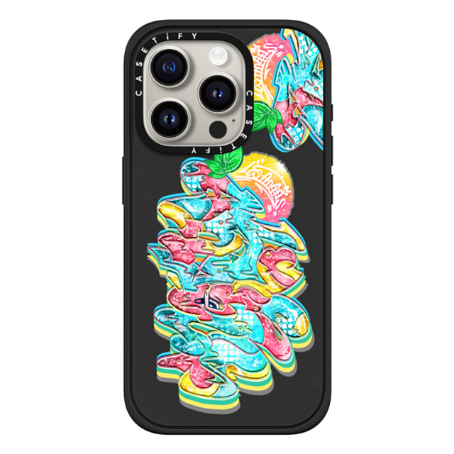 Number D x CASETiFY iPhone 15 Pro Case Travel,Street Art マットブラック インパクトケース MagSafe対応 Wave of a Sun@Los Angels Mother's Day Number D x CASETiFY iPhone 15 Pro Case Travel,Street Art マットブラック インパクトケース MagSafe対応 Wave of a Sun@Los Angels Mother's Day