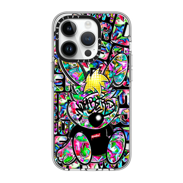 Number D x CASETiFY iPhone 14 Pro Case Clear Clear Case MagSafe Compatible Punny_Tropical Fruits & Flower Number D x CASETiFY iPhone 14 Pro Case Clear Clear Case MagSafe Compatible Punny_Tropical Fruits & Flower
