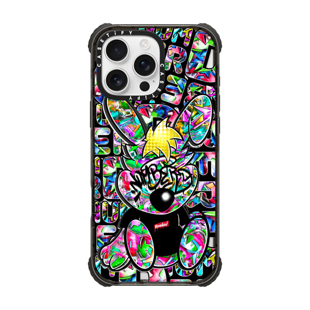 Number D x CASETiFY iPhone 16 Pro Max Case Black ウルトラ インパクトケース MagSafe 対応 Punny_Tropical Fruits & Flower Number D x CASETiFY iPhone 16 Pro Max Case Black ウルトラ インパクトケース MagSafe 対応 Punny_Tropical Fruits & Flower