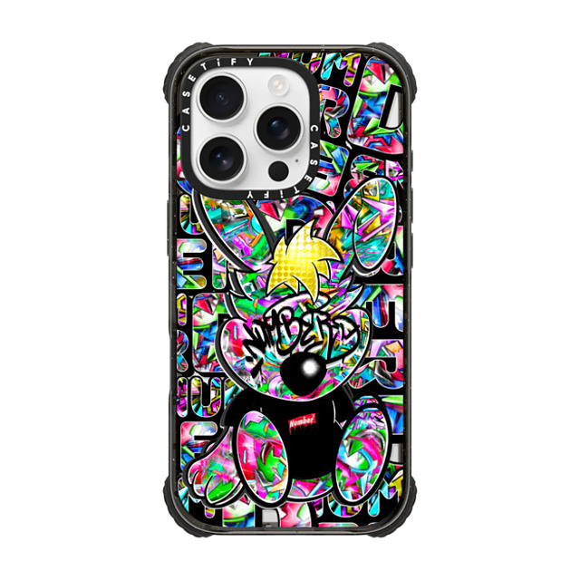 Number D x CASETiFY iPhone 16 Pro Case Bunny,Animal Black ウルトラ インパクトケース MagSafe 対応 Punny_Tropical Fruits & Flower Mother's Day Number D x CASETiFY iPhone 16 Pro Case Bunny,Animal Black ウルトラ インパクトケース MagSafe 対応 Punny_Tropical Fruits & Flower Mother's Day