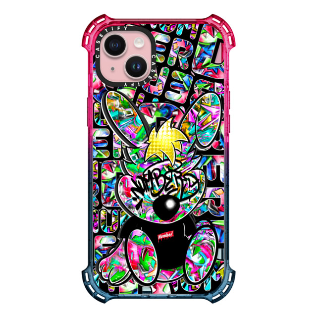 Number D x CASETiFY iPhone 15 Plus ケース Bunny,Animal Cotton Candy バウンスケース Punny_Tropical Fruits & Flower Mother's Day Number D x CASETiFY iPhone 15 Plus ケース Bunny,Animal Cotton Candy バウンスケース Punny_Tropical Fruits & Flower Mother's Day