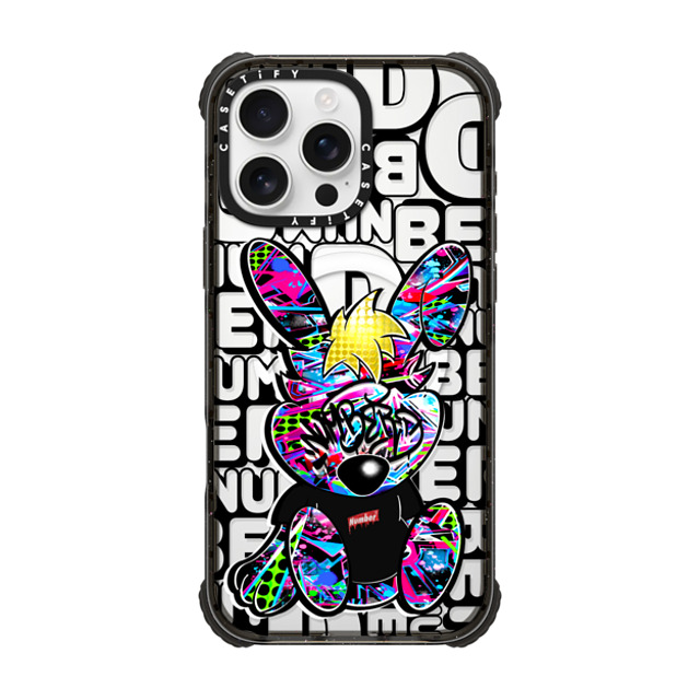 Number D x CASETiFY iPhone 16 Pro Max ケース Bunny,Animal ブラック ウルトラ インパクトケース MagSafe 対応 Punny SD Father's Day Number D x CASETiFY iPhone 16 Pro Max ケース Bunny,Animal ブラック ウルトラ インパクトケース MagSafe 対応 Punny SD Father's Day