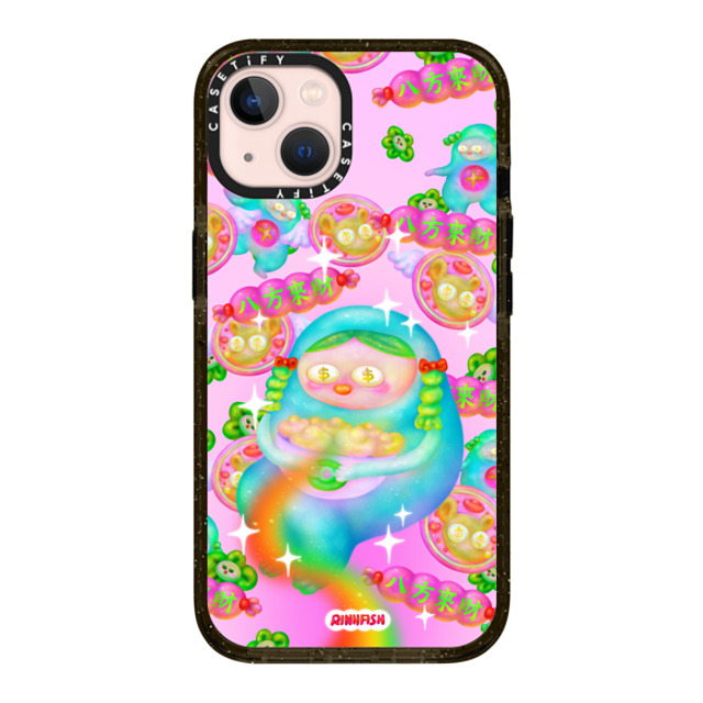 Riniifish x CASETiFY iPhone 13 ケース ブラック インパクトケース Fortune from All Direction