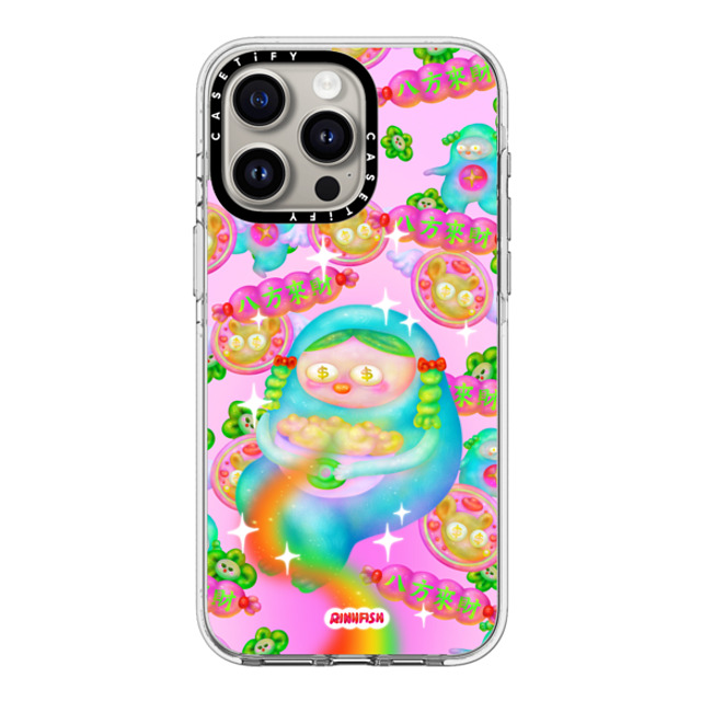 Riniifish x CASETiFY iPhone 15 Pro Max ケース クリア クリア ケース MagSafe対応 Fortune from All Direction