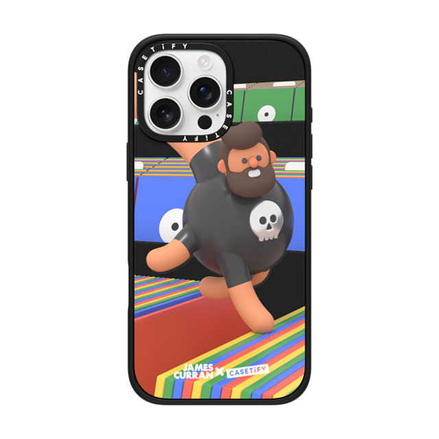 James Curran x CASETiFY iPhone 16 Pro Max ケース Cartoon,Portraiture マットブラック インパクトケース MagSafe対応 SlimJim Music Father's Day James Curran x CASETiFY iPhone 16 Pro Max ケース Cartoon,Portraiture マットブラック インパクトケース MagSafe対応 SlimJim Music Father's Day
