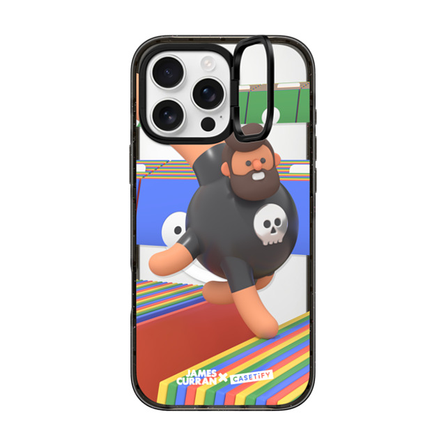James Curran x CASETiFY iPhone 16 Pro Max Case Cartoon,Portraiture Black インパクトリングスタンドケース MagSafe対応 SlimJim Music Father's Day James Curran x CASETiFY iPhone 16 Pro Max Case Cartoon,Portraiture Black インパクトリングスタンドケース MagSafe対応 SlimJim Music Father's Day