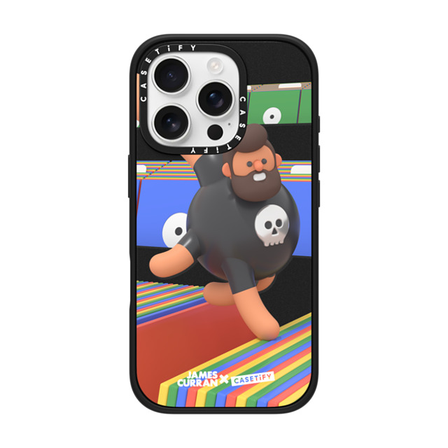James Curran x CASETiFY iPhone 16 Pro ケース Cartoon,Portraiture マットブラック インパクトケース MagSafe対応 SlimJim Music Father's Day James Curran x CASETiFY iPhone 16 Pro ケース Cartoon,Portraiture マットブラック インパクトケース MagSafe対応 SlimJim Music Father's Day
