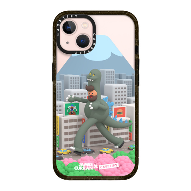 James Curran x CASETiFY iPhone 13 ケース ブラック インパクトケース SlimJim Monster