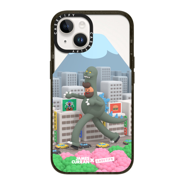 James Curran x CASETiFY iPhone 14 ケース ブラック インパクトケース MagSafe対応 SlimJim Monster