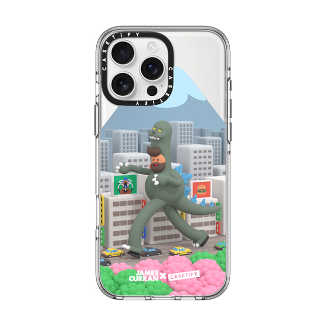 James Curran x CASETiFY iPhone 16 Pro Max ケース クリア クリア ケース MagSafe対応 SlimJim Monster