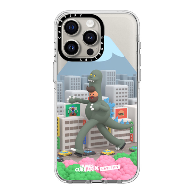 James Curran x CASETiFY iPhone 15 Pro Max ケース クリア クリア ケース MagSafe対応 SlimJim Monster