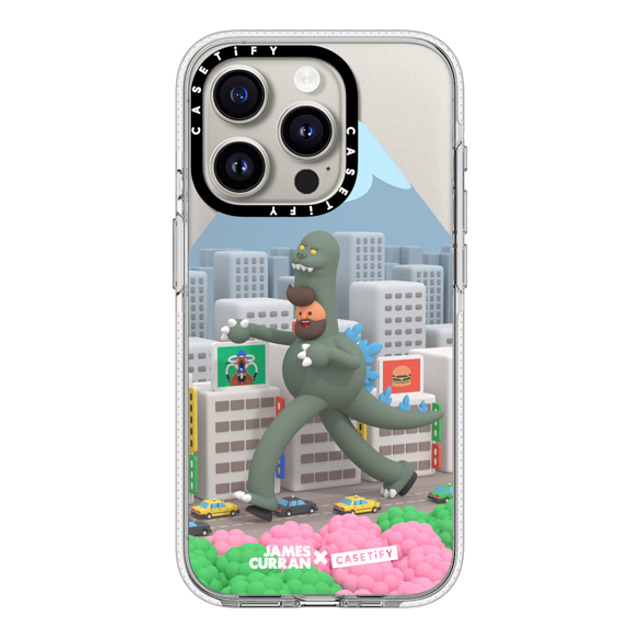 James Curran x CASETiFY iPhone 15 Pro ケース クリア クリア ケース MagSafe対応 SlimJim Monster