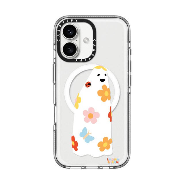 Lorien Stern x CASETiFY iPhone 16 ケース クリア クリア ケース MagSafe対応 Flower Ghost Father's Day Lorien Stern x CASETiFY iPhone 16 ケース クリア クリア ケース MagSafe対応 Flower Ghost Father's Day