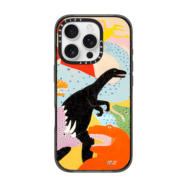 Lorien Stern x CASETiFY iPhone 16 Pro Case Black Impact Case MagSafe Compatible Old Friends Back to School Lorien Stern x CASETiFY iPhone 16 Pro Case Black Impact Case MagSafe Compatible Old Friends Back to School