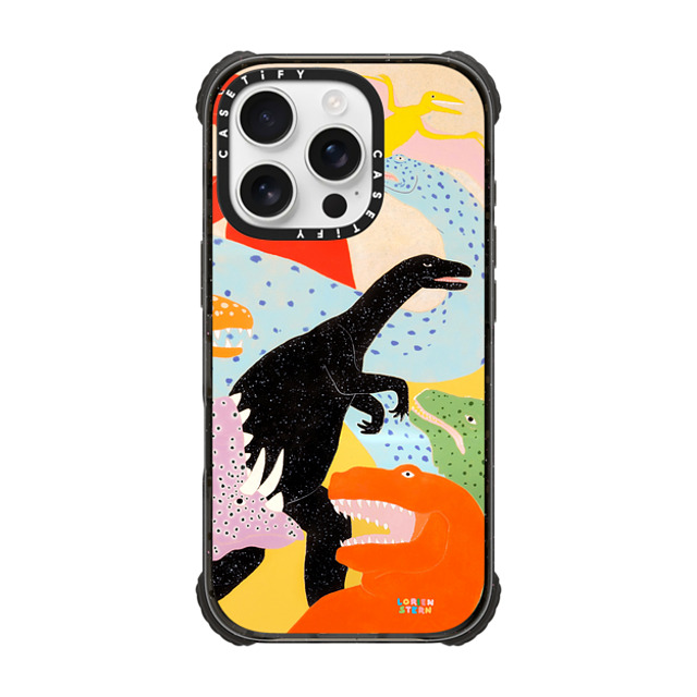 Lorien Stern x CASETiFY iPhone 16 Pro Case Black ウルトラ インパクトケース MagSafe 対応 Old Friends Back to School Lorien Stern x CASETiFY iPhone 16 Pro Case Black ウルトラ インパクトケース MagSafe 対応 Old Friends Back to School