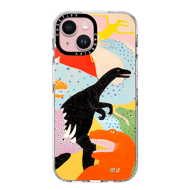 Lorien Stern x CASETiFY iPhone 15 Case クリア クリア ケース MagSafe対応 Old Friends Back to School Lorien Stern x CASETiFY iPhone 15 Case クリア クリア ケース MagSafe対応 Old Friends Back to School