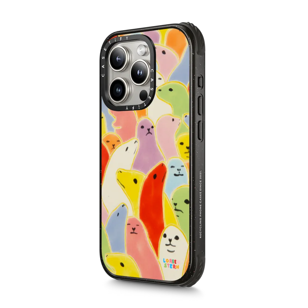 Ultra Impact iPhone 15 Pro Case MagSafe Compatible - Seal Summer by Lorien Stern