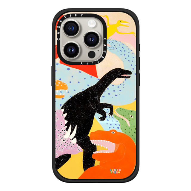 Lorien Stern x CASETiFY iPhone 15 Pro Case Matte Black Impact Case MagSafe Compatible Old Friends Back to School Lorien Stern x CASETiFY iPhone 15 Pro Case Matte Black Impact Case MagSafe Compatible Old Friends Back to School