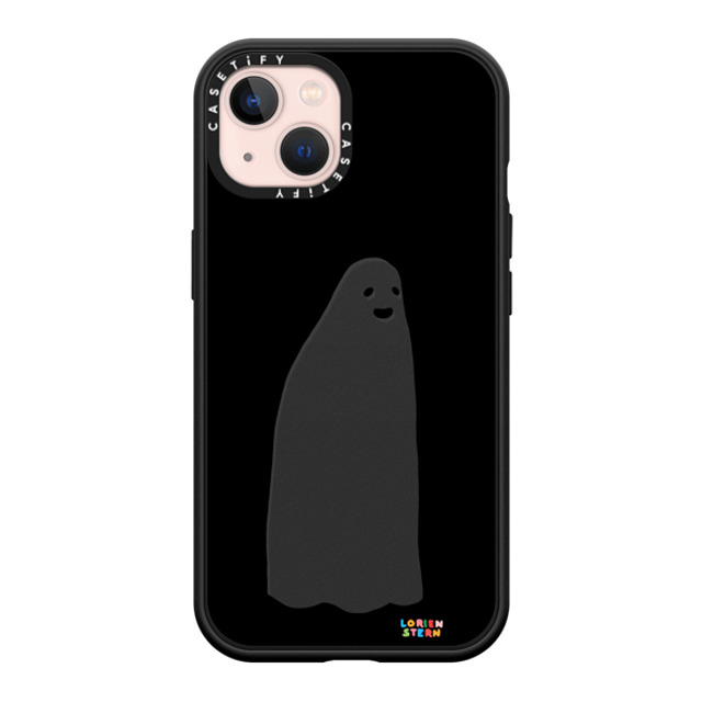 Lorien Stern x CASETiFY iPhone 13 ケース マットブラック インパクトケース MagSafe対応 Ghost Mirror