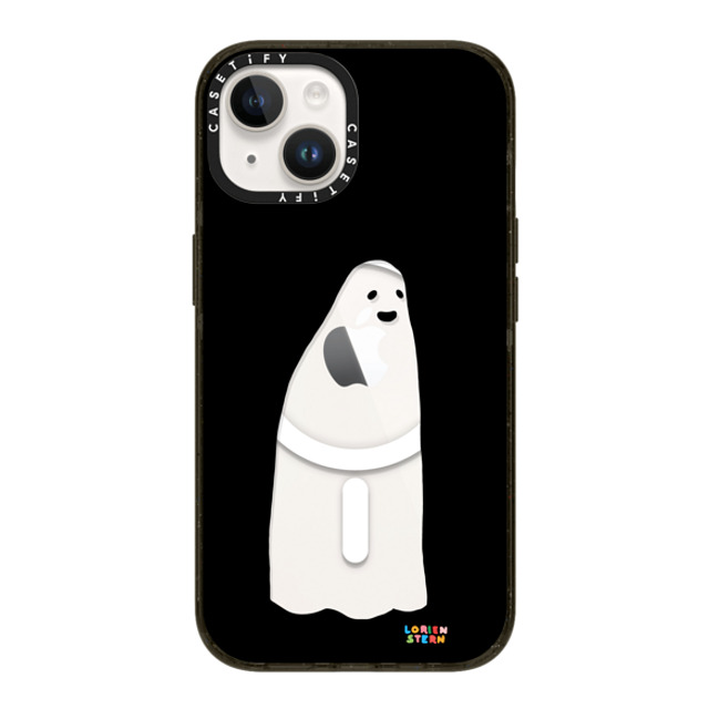 Lorien Stern x CASETiFY iPhone 14 ケース ブラック インパクトケース MagSafe対応 Ghost Mirror